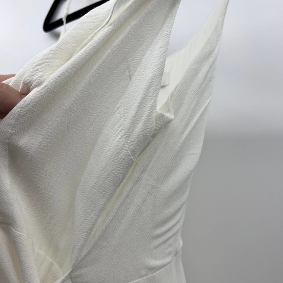 Cupcakes And Cashmere White Wrap Tunic Dress Layered Ruffle Sleeveless Small - Picture 10 of 12